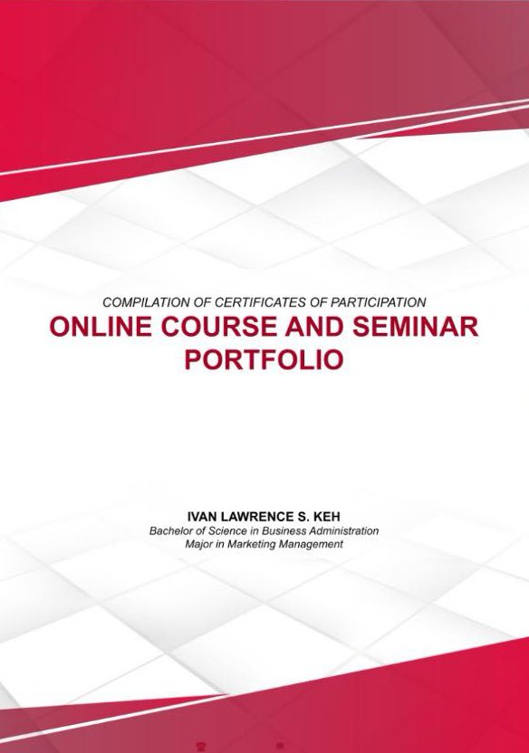 Online Course and Seminar Portfolio